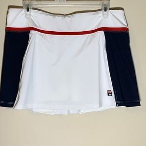 Fila White Tennis Skort
